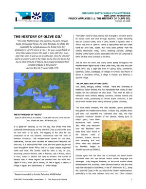 1.1 the History of Olive Oil.Pdf