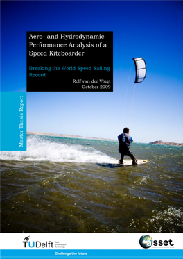 Perforcmance Analysis of a Speed Kitesurfer