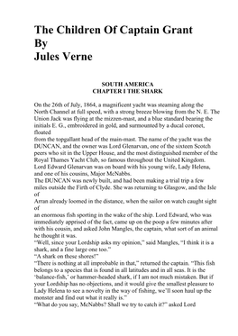 The Children of Captain Grant by Jules Verne