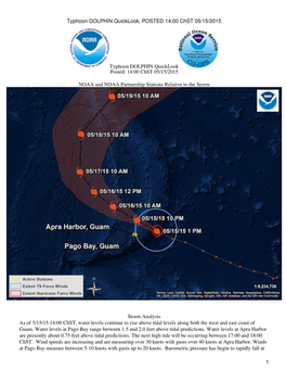 Typhoon DOLPHIN Quicklook, POSTED 14:00 Chst 05/15/2015