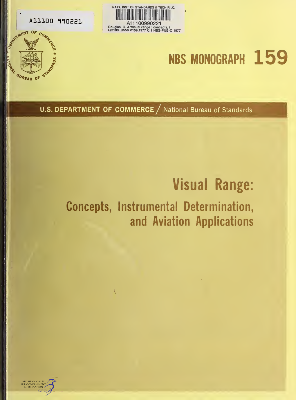 Visual Range: Concepts, Instrumental Determination, and Aviation