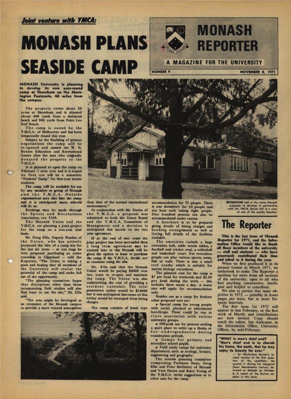 Monash Plans· Seaside Camp