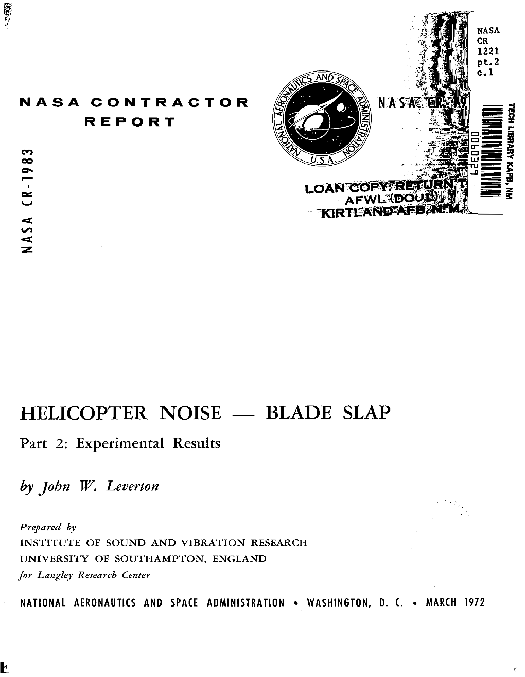 Helicopter Noise Contract