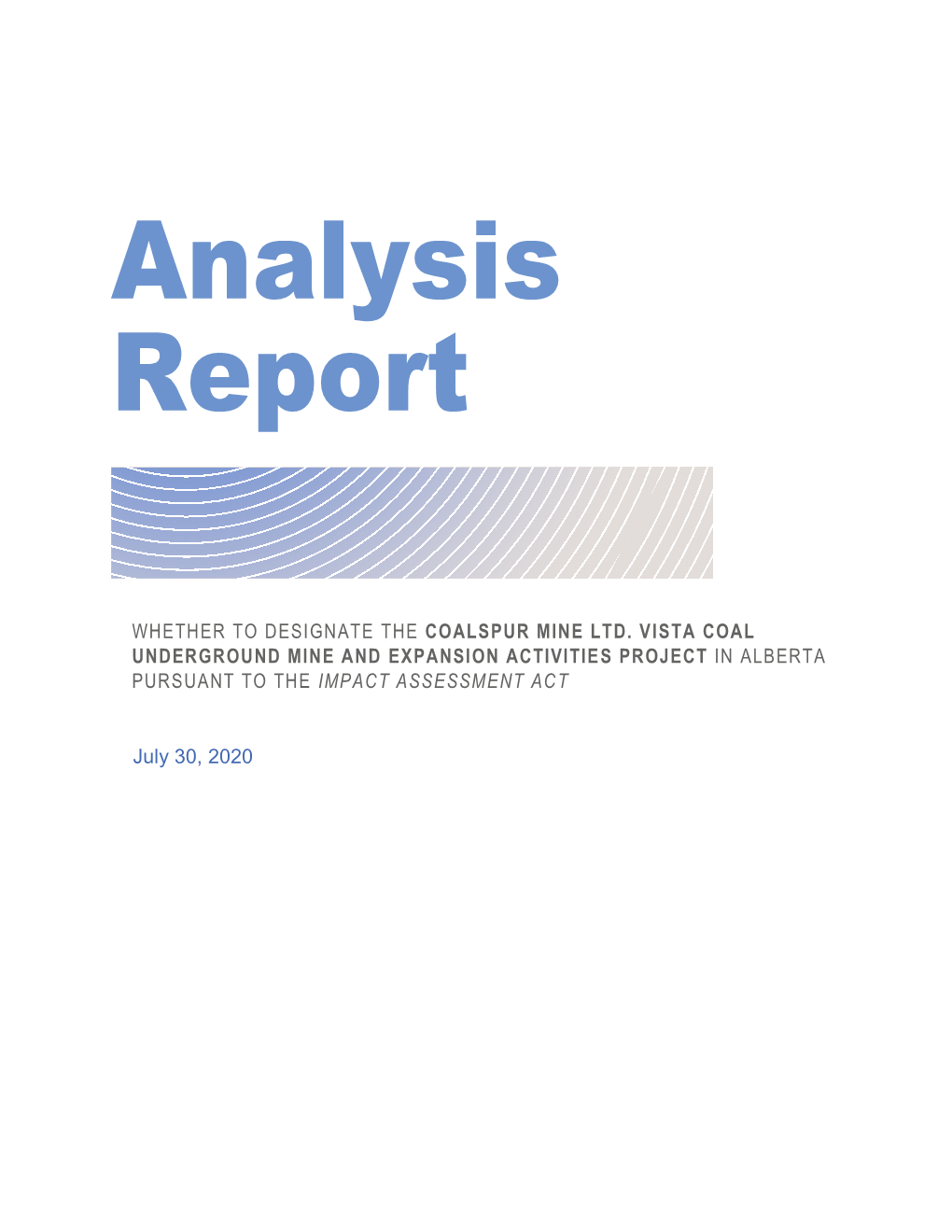 Analysis Report