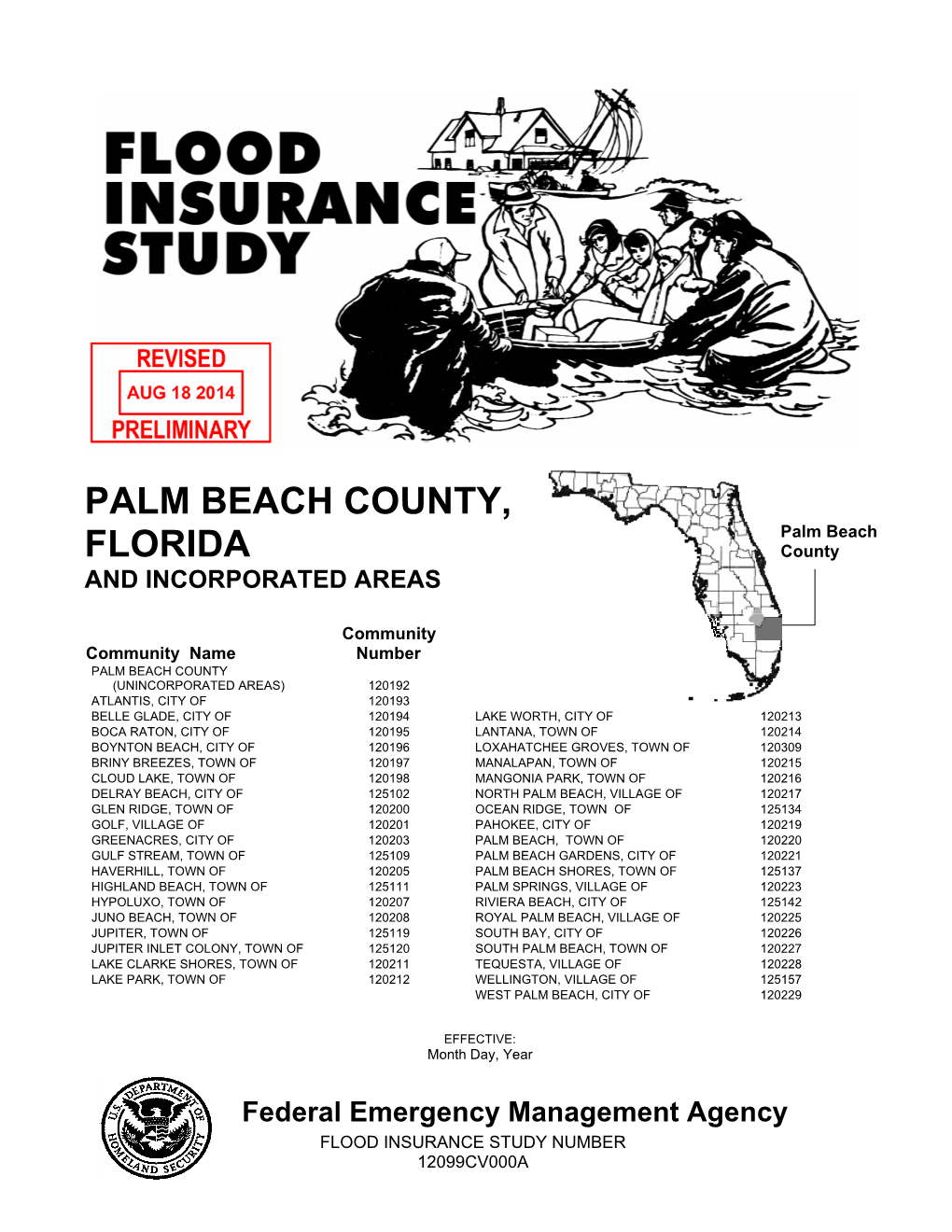 Palm Beach County, Florida and Incorporated Areas