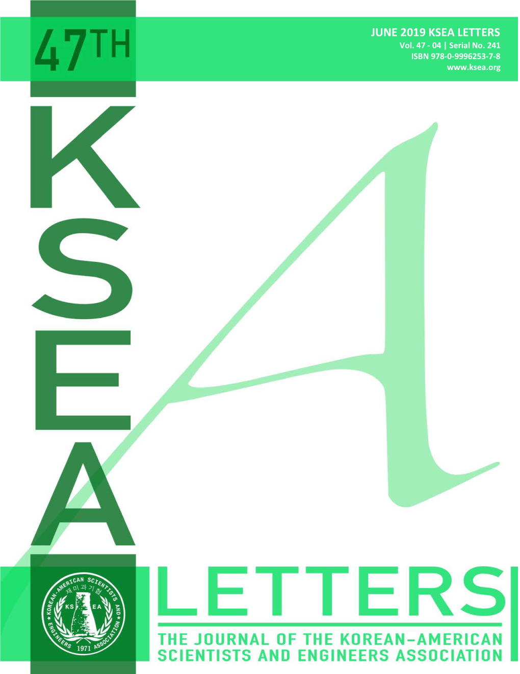 JUNE 2019 KSEA LETTERS Vol