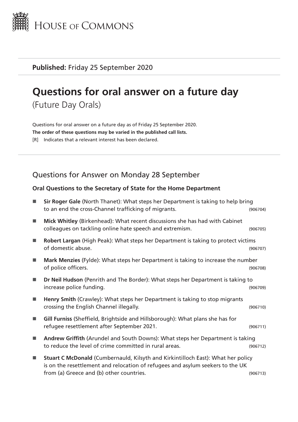 View Future Day Orals PDF File 0.11 MB