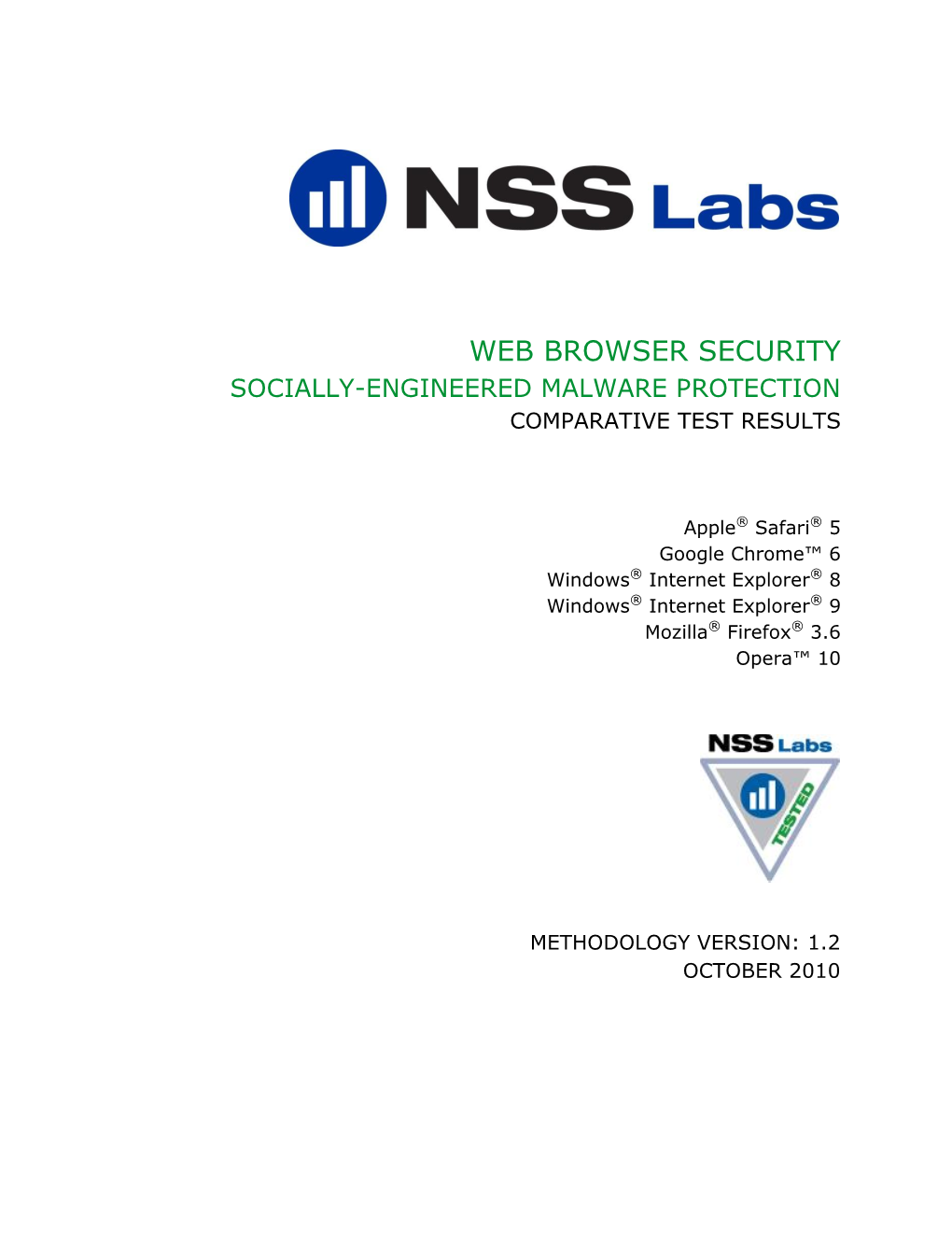 NSS Labs Browser Security Group Test