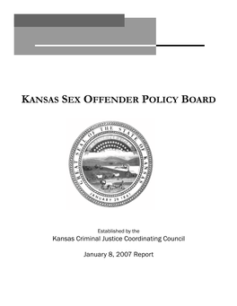 Kansas Sex Offender Policy Board