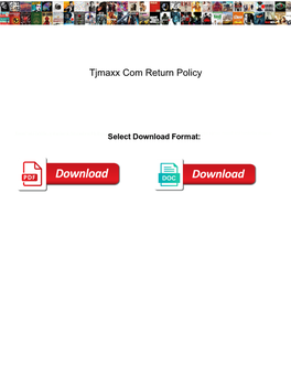 Tjmaxx Com Return Policy