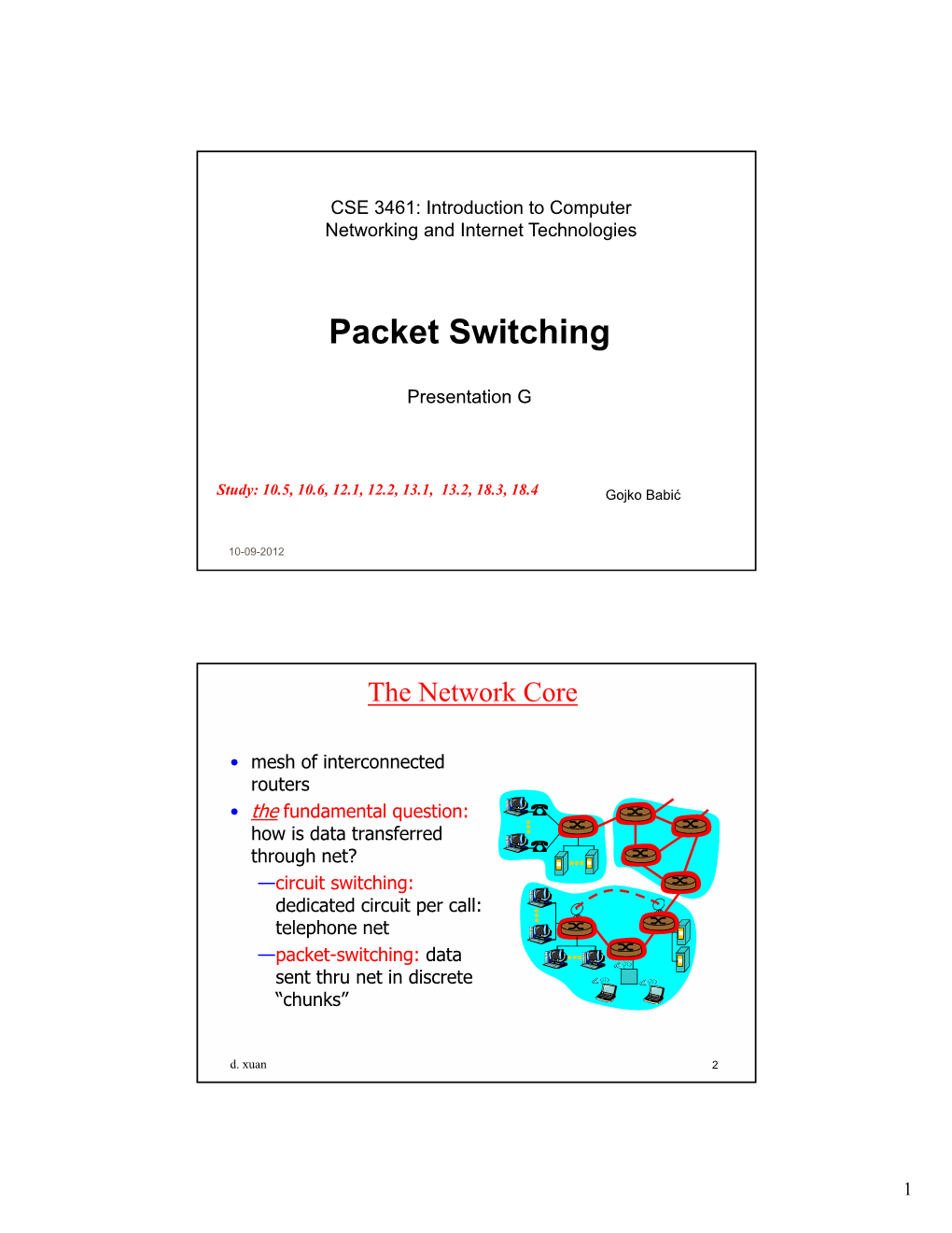 G. Packet Switching