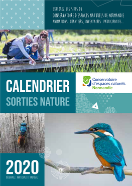 Calendrier Des Sorties Nature 2020 Du CEN Normandie