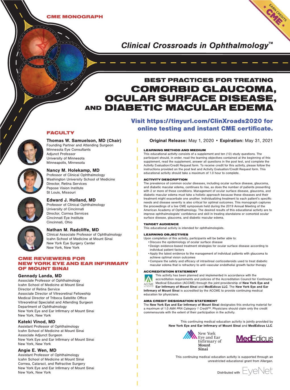 Comorbid Glaucoma, and Diabetic Macular Edema