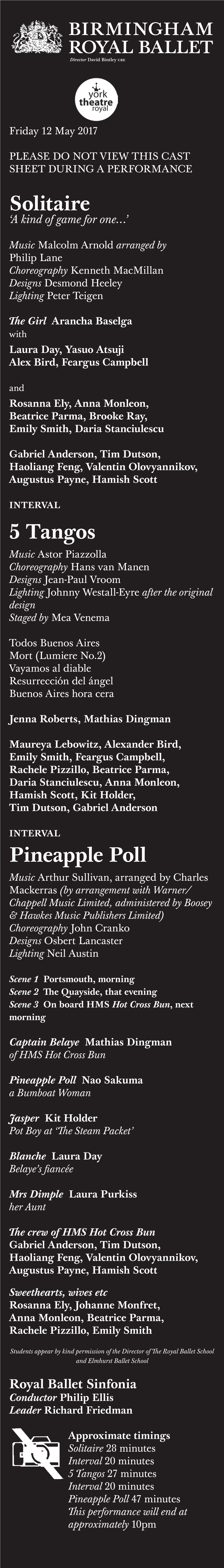 Solitaire 5 Tangos Pineapple Poll