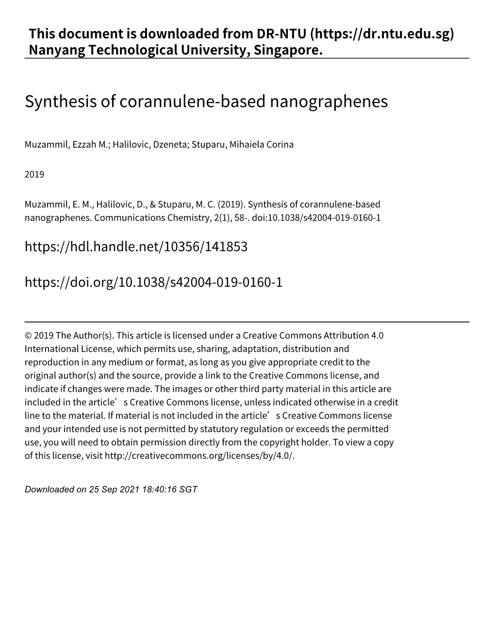 Synthesis of Corannulene-Based Nanographenes.Pdf