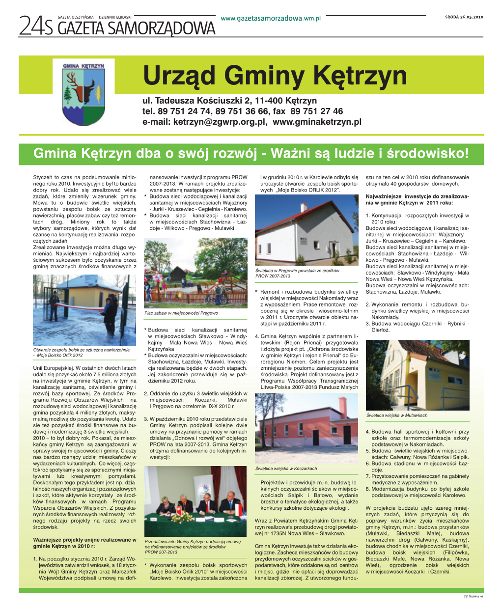 Urząd Gminy Kętrzyn Ul