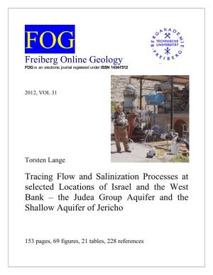 Freiberg Online Geology FOG Is an Electronic Journal Registered Under ISSN 1434-7512