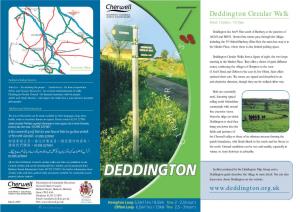 Deddington Circular Walk Stratford- A5 Upon-Avon 15A 12 15 A361 A3400 A43 Total: 12Miles / 18.5Km A429