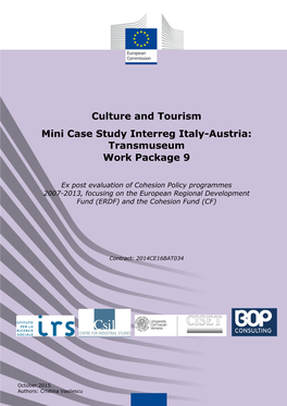 Mini Case Study Interreg Italy-Austria: Transmuseum Work Package 9