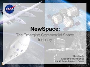 Newspace: the Emerging Commercial Space Industry