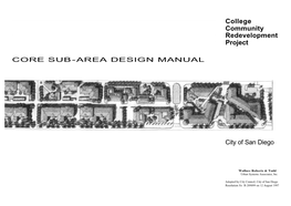 Core Sub-Area Design Manual
