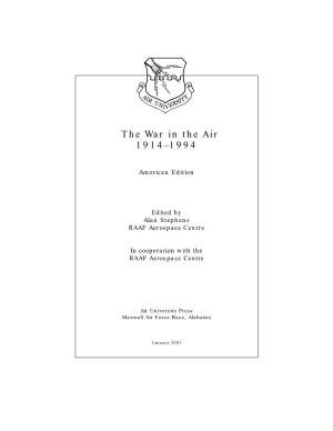 The War in the Air 1914–1994