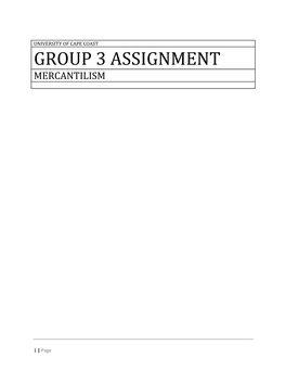 Group 3 Assignment