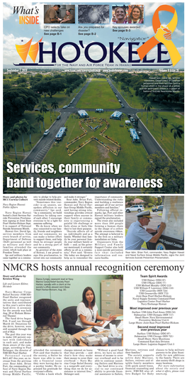 Services, Community Band Together for Awareness