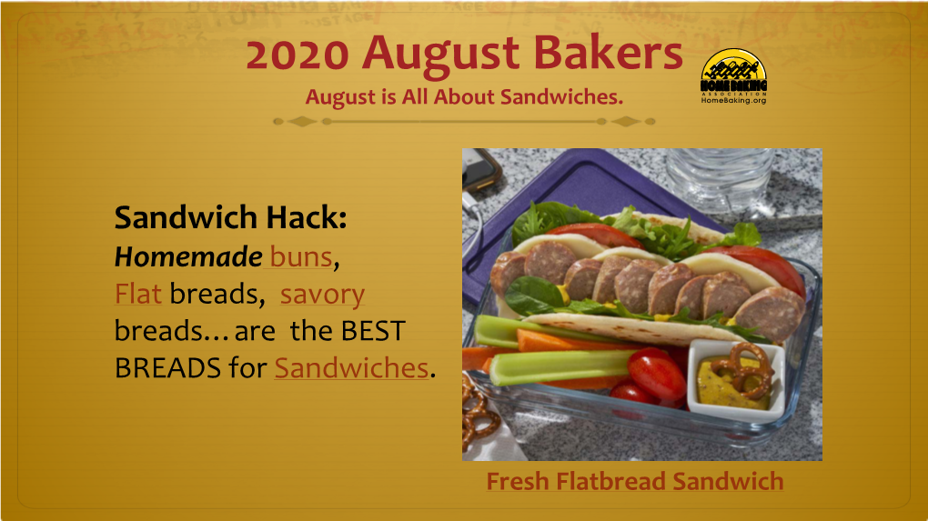 2020 August Bakers Early Sandwich Breads