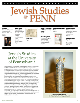 Jewish Studies @ PENN
