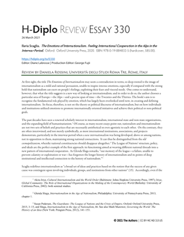 H-Diplo REVIEW ESSAY 330 26 March 2021