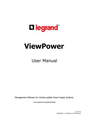 Viewpower User Manual