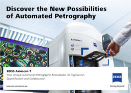 Discover the New Possibilities of Automated Petrography
