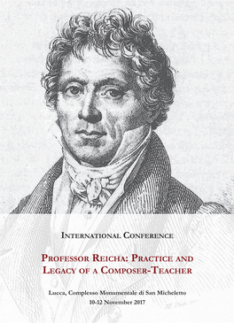 Professor Reicha: Practice and Legacy of a Composer-Teacher