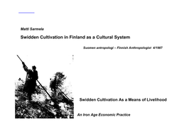 Swidden Cultivation.Pdf