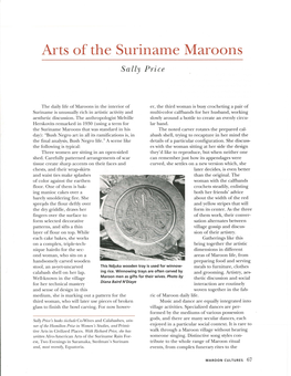 Arts of the Suriname Maroons