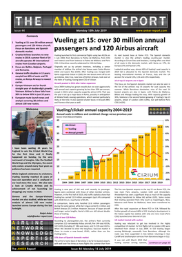 Over 30 Million Annual Passengers and 120 Airbus Aircraft