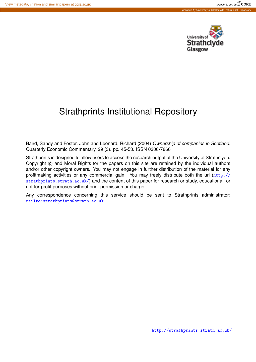 Strathprints Institutional Repository