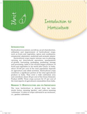 Introduction to Horticulture 3