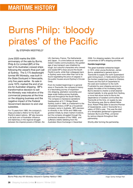 Burns Philp: ‘Bloody Pirates’ of the Pacifc