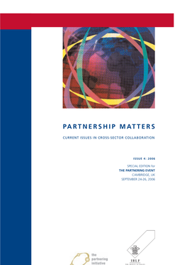 Partnership Matters