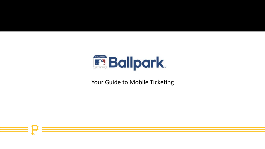 Your Guide to Mobile Ticketing Your App for Mobile Ticketing