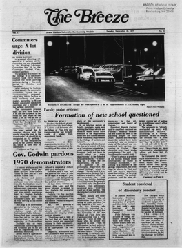 November 22, 1977 Solutions Offered for Parking Problem