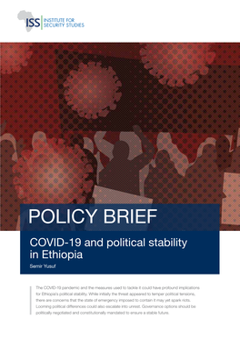 COVID-19 and Political Stability in Ethiopia Semir Yusuf