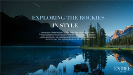 Experience the Canadian Rockies in Style with Stays in Banff, Jasper, and Lake Louise. Discover the Famous Hoodoo Sandstone