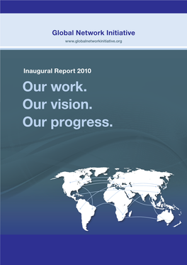 Our Work. Our Vision. Our Progress