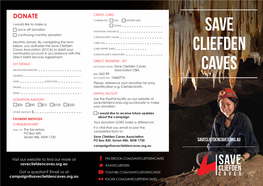 CLIEFDEN CAVES-A4 Pamphlet-Emailable