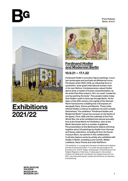 Exhibitions 2021/22