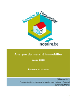 Analyse Du Marché Immobilier