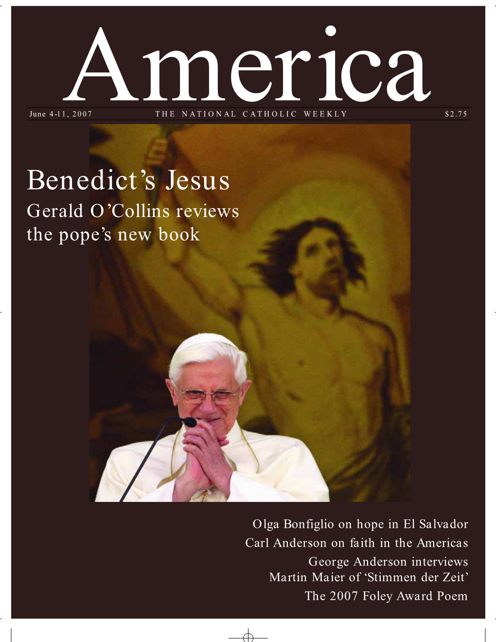 Benedict's Jesus